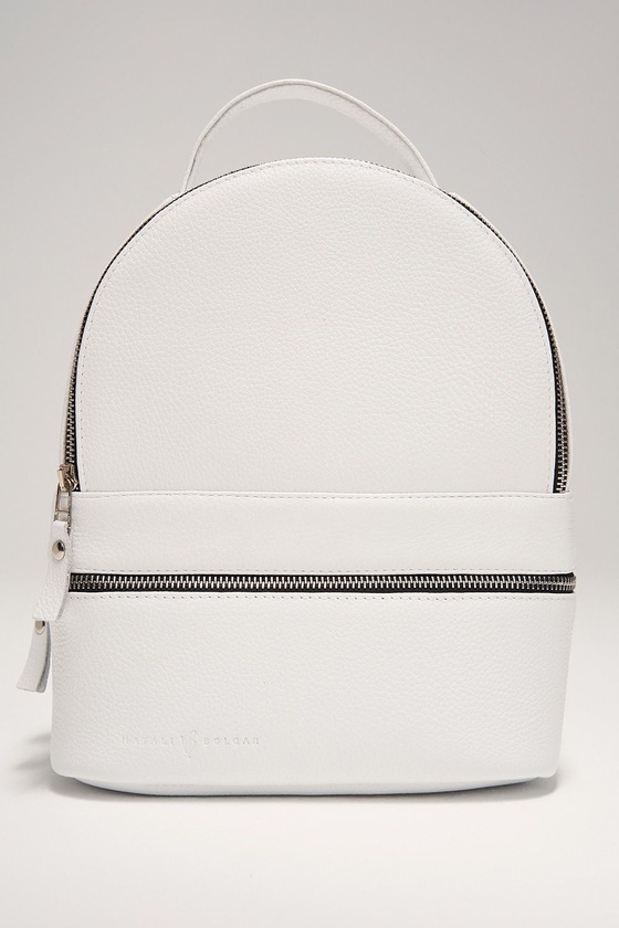 Большой рюкзак белого цвета - интернет-магазин Natali Bolgar