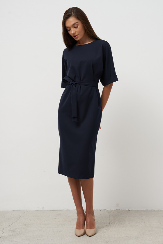 Navy blue hot sale kimono dress