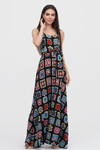 Длинное платье с ярким принтом - интернет-магазин Natali Bolgar