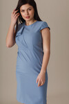 Сукня-футляр блакитного кольору - интернет-магазин Natali Bolgar