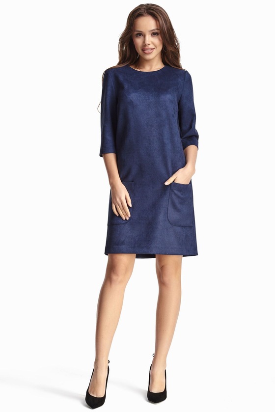 Платье тёмно- синего цвета 2 - интернет-магазин Natali Bolgar