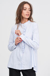 Асимметричная рубашка в полоску 2 - интернет-магазин Natali Bolgar