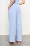 Голубые брюки с эластичной талией 3 - интернет-магазин Natali Bolgar