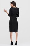 Черное платье с воротником 3 - интернет-магазин Natali Bolgar