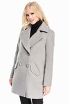 Пальто-кокон серого цвета 2 - интернет-магазин Natali Bolgar