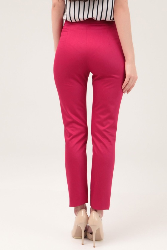 Узкие брюки ягодного оттенка 2 - интернет-магазин Natali Bolgar