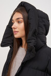 Чорна пухова куртка в стилі oversize 6 - интернет-магазин Natali Bolgar