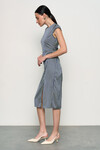 Платье с поясом в геометрический принт 3 - интернет-магазин Natali Bolgar