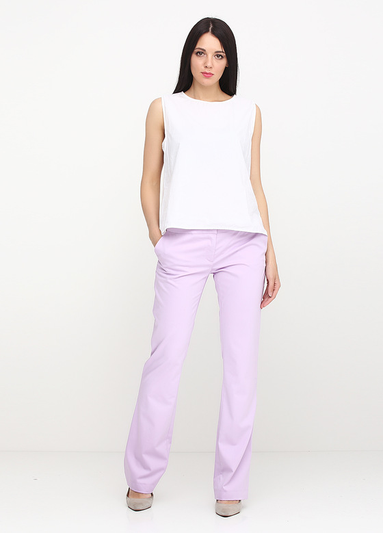 Широкие брюки лавандового цвета - интернет-магазин Natali Bolgar