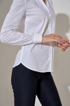 Сорочка білого кольору з довгим рукавом 3 - интернет-магазин Natali Bolgar