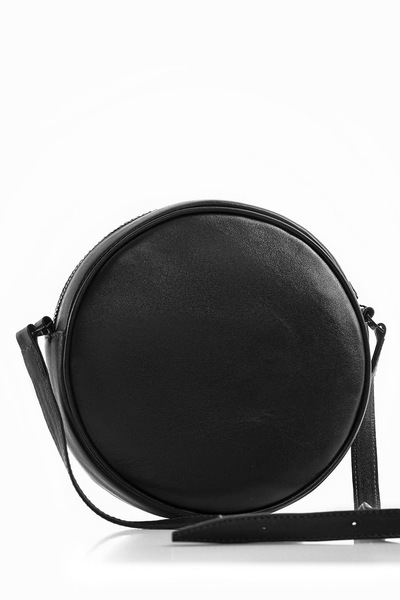 Круглая сумочка черного цвета  – Natali Bolgar