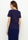 Блуза синього кольору 1 - интернет-магазин Natali Bolgar