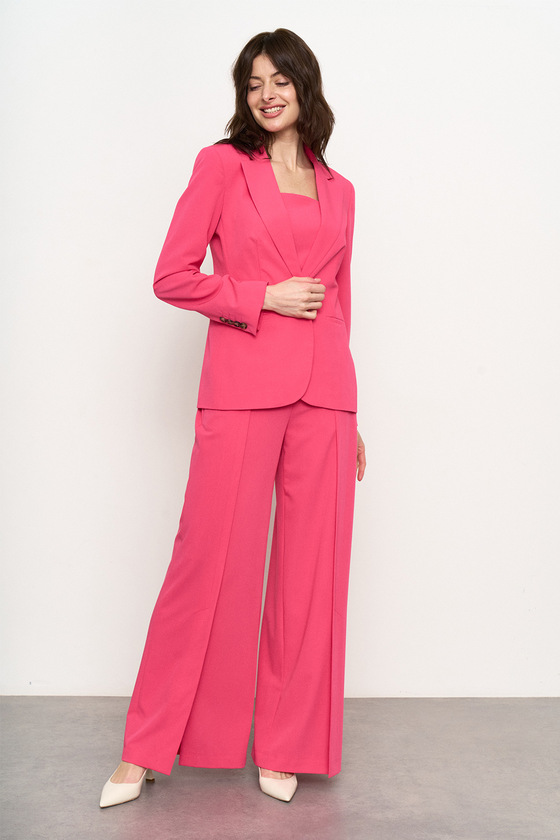 Штани-палаццо рожевого кольору 3 - интернет-магазин Natali Bolgar