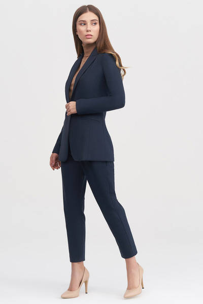 Классические брюки темно-синего цвета  – Natali Bolgar