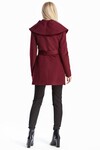 Пальто бордового цвета 1 - интернет-магазин Natali Bolgar