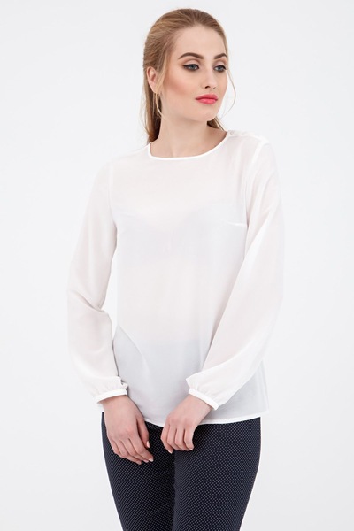 Классическая белая блуза  – Natali Bolgar