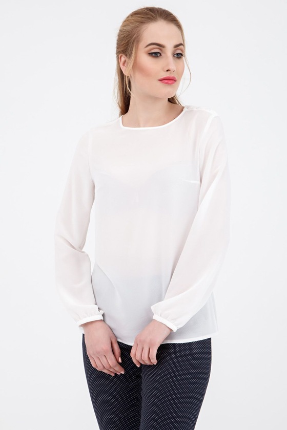 Классическая белая блуза - интернет-магазин Natali Bolgar