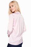 Светло-лиловая блуза без воротника 1 - интернет-магазин Natali Bolgar