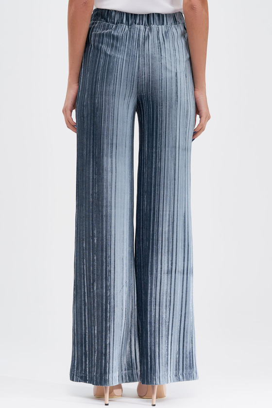 Широкие брюки из бархата 2 - интернет-магазин Natali Bolgar