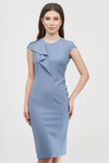 Сукня-футляр блакитного кольору 2 - интернет-магазин Natali Bolgar