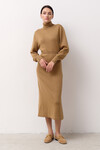 Сукня з вовни мериноса кольору кемел 3 - интернет-магазин Natali Bolgar
