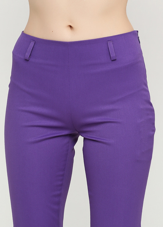 Зауженные брюки фиолетового цвета 2 - интернет-магазин Natali Bolgar