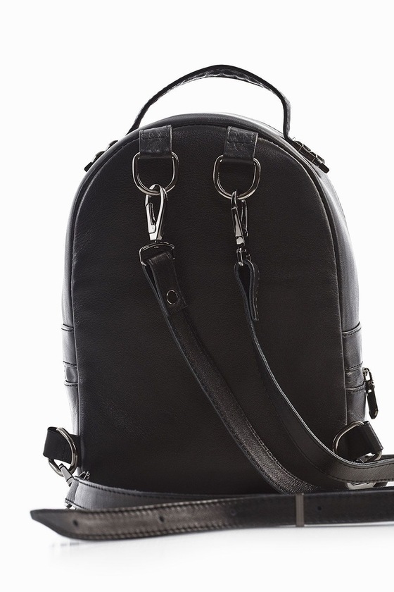 Маленький рюкзак-трансформер черного цвета 1 - интернет-магазин Natali Bolgar
