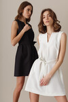 Платье-трапеция белого цвета - интернет-магазин Natali Bolgar