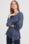 Шелковая блуза в принте 2 - интернет-магазин Natali Bolgar