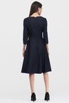 Платье миди темно-синего цвета 3 - интернет-магазин Natali Bolgar