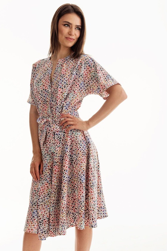 Платье-рубашка с абстрактным принтом  2 - интернет-магазин Natali Bolgar