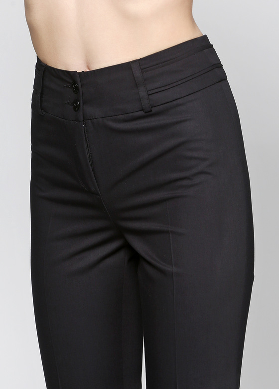Классические широкие брюки черного цвета 2 - интернет-магазин Natali Bolgar