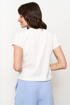 Молочная футболка из хлопка 1 - интернет-магазин Natali Bolgar