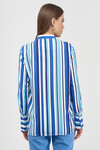 Блуза в полоску с широкими манжетами 2 - интернет-магазин Natali Bolgar