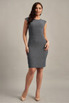 Платье-футляр тёмно-серого цвета  4 - интернет-магазин Natali Bolgar