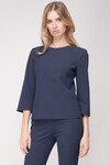 Блуза темно-синего цвета - интернет-магазин Natali Bolgar