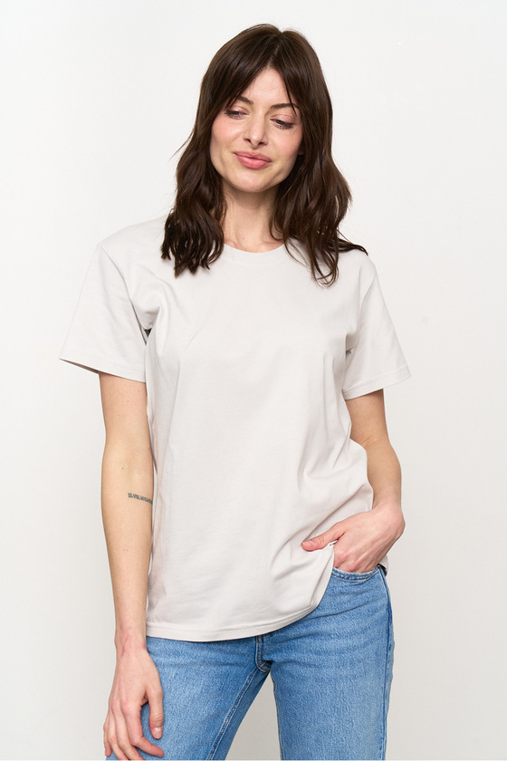 Базовая футболка серового цвета - интернет-магазин Natali Bolgar
