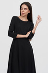 Платье миди черного цвета 2 - интернет-магазин Natali Bolgar