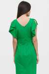 Платье зеленого цвета с рукавами-крылышками 3 - интернет-магазин Natali Bolgar