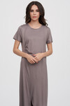 Платье-футболка цвета мокко 1 - интернет-магазин Natali Bolgar