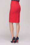 Полуприлегающая юбка красного цветах 2 - интернет-магазин Natali Bolgar