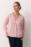 Блуза з віскози кольору пудри - интернет-магазин Natali Bolgar