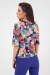 Лаконичная блуза с абстрактным принтом 1 - интернет-магазин Natali Bolgar
