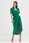 Платье-рубашка зеленого цвета 3 - интернет-магазин Natali Bolgar