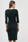 Платье футляр темно-зеленого цвета 3 - интернет-магазин Natali Bolgar