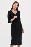 Платье-футляр черного цвета 1 - интернет-магазин Natali Bolgar