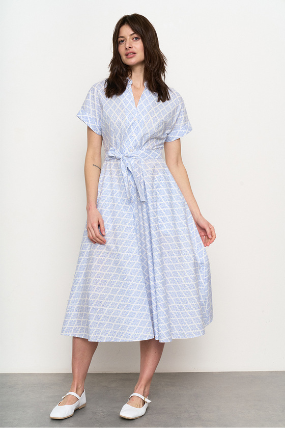 Сукня з бавовни з авторським принтом - интернет-магазин Natali Bolgar