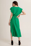Платье изумрудного цвета с рукавами-крылышками 4 - интернет-магазин Natali Bolgar