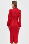 Платье красного цвета с вырезом 2 - интернет-магазин Natali Bolgar