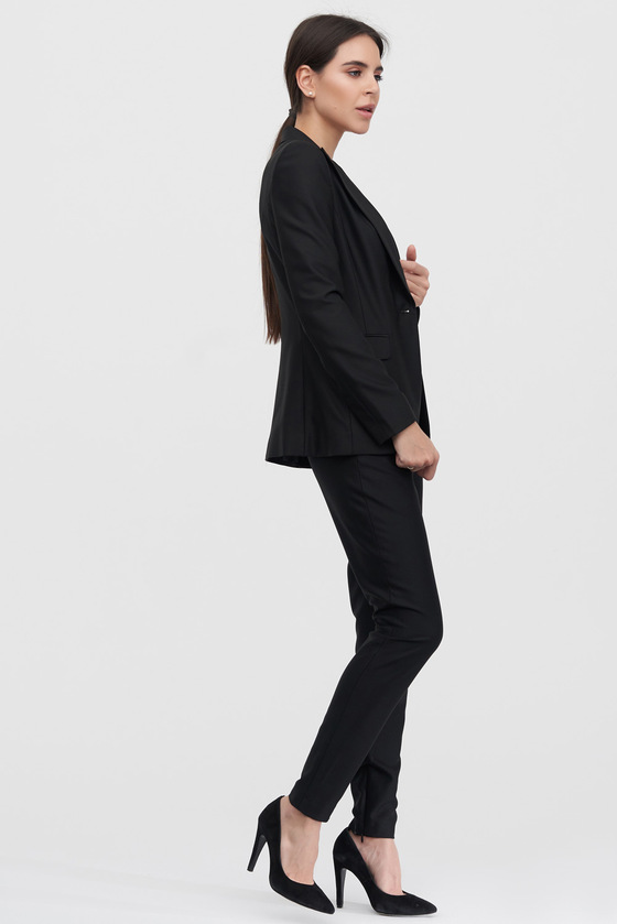 Класичні брюки зі стрілками чорного кольору 3 - интернет-магазин Natali Bolgar